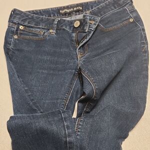 Express Women's Dark Blue Skinny Jeans